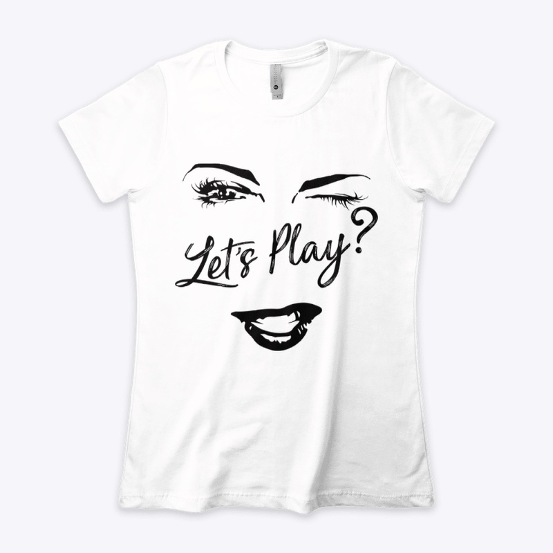 Lets Play Black Flirtatious Cheeky