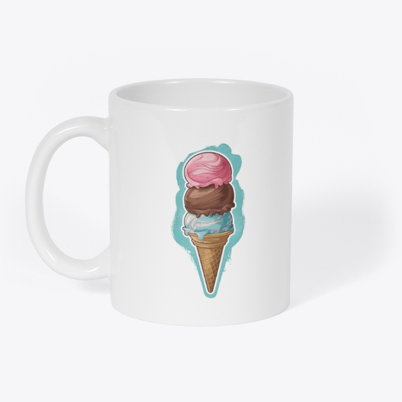 Ice Cream Cone T-Shirt Design
