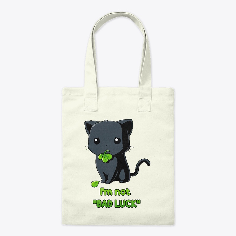 I'm not bad luck - black kitty