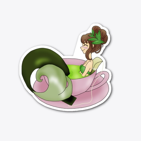 Green Tea Mermaid Standard T-Shirt Front