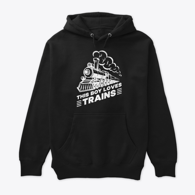 This Boy Loves Trains - Steam Locomotive