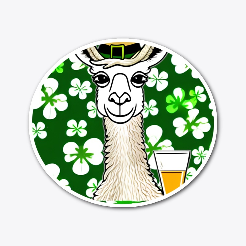 St Patrick's Day 2023 llama