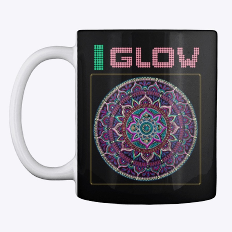 * I GLOW* MANDALA  MUG