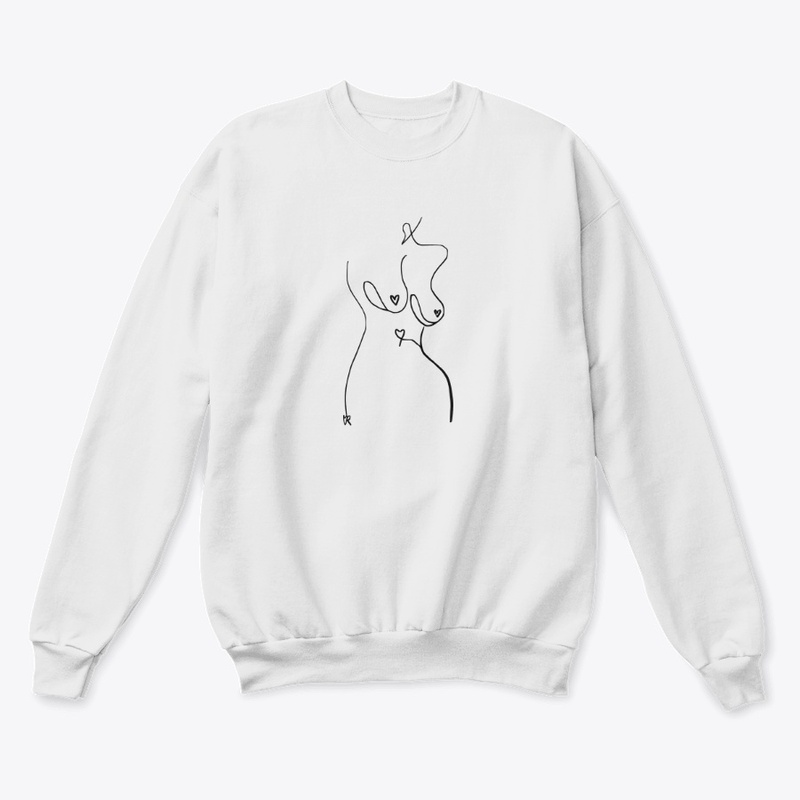 Female Body Line Art