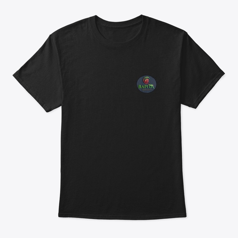 t shirt with bapi da snake expert logo