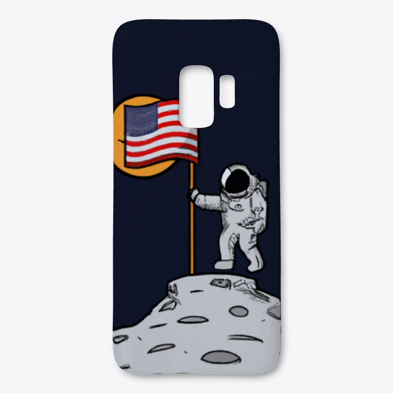 Astronaut with US Flag