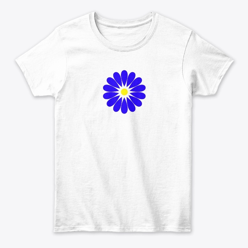 Sacred Geometry Blue Flower
