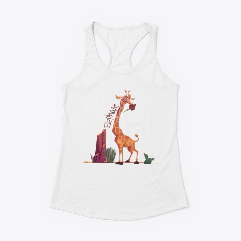 Elephant Funny T-shirt  Animals Lovers 