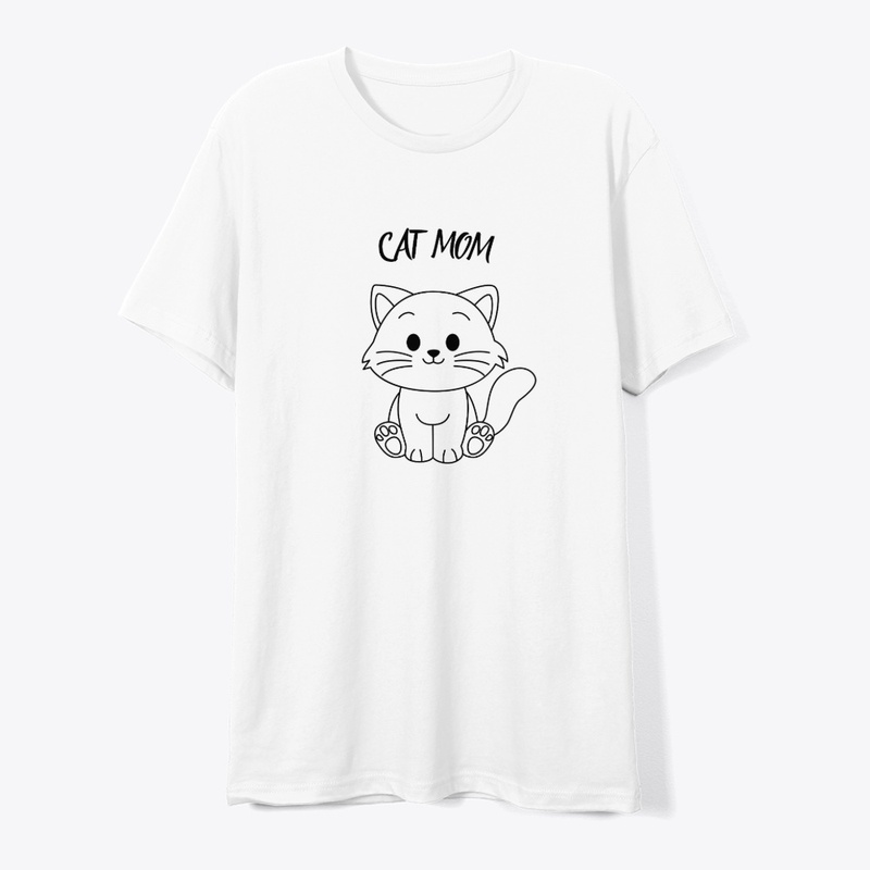 CAT MOM - Cute Kitten Tee - FC2
