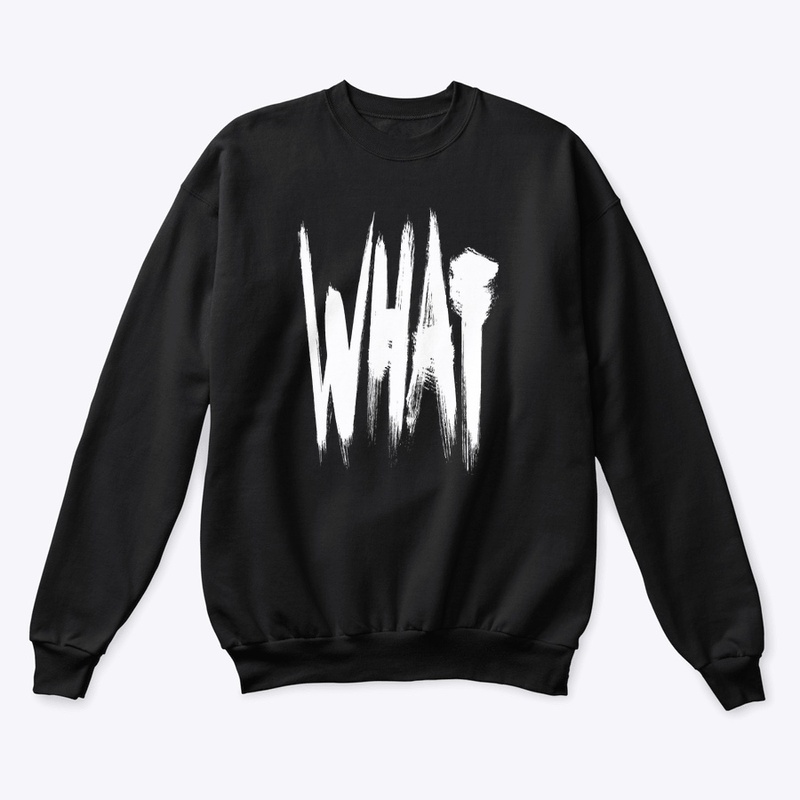 Word What in Radical Typography White