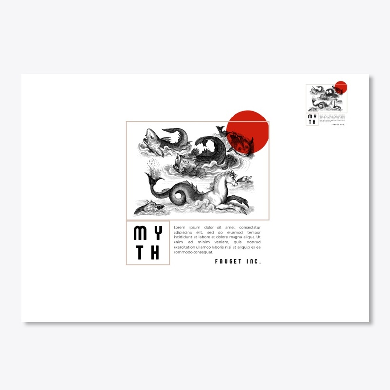 White Retro Myth T-Shirt