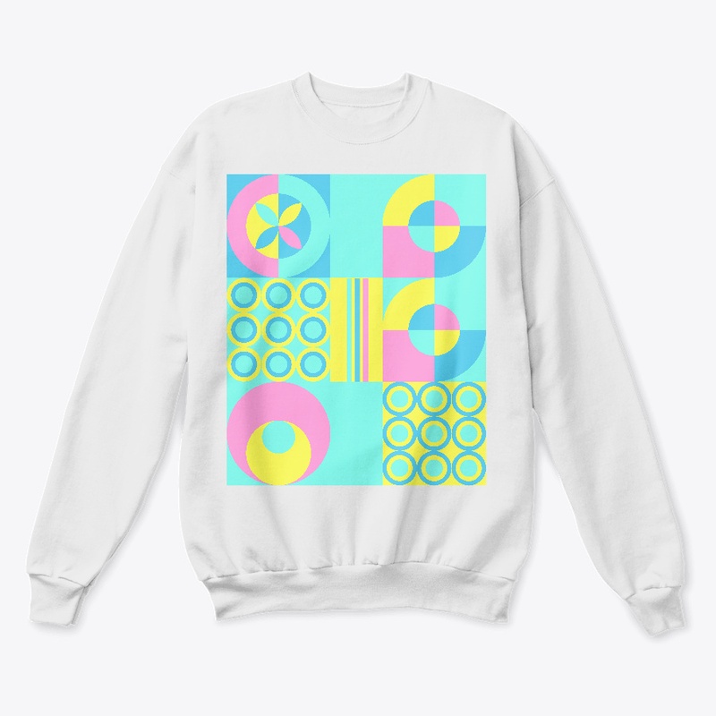 Tribal colorful geometric design pastel 