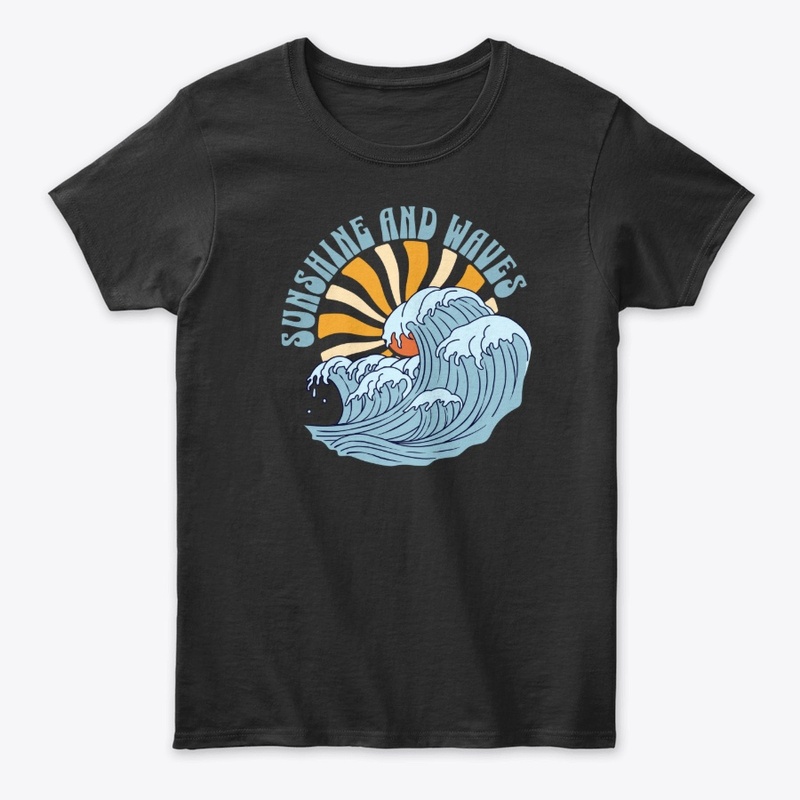 Sunshine and Waves Summer Tropical Merch