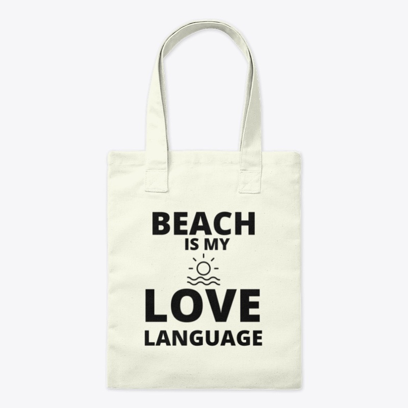 Beach is my love language funny summer q