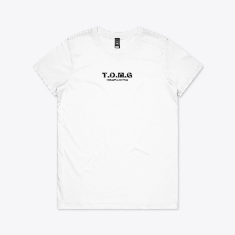 T.O.M.G Women T-Shirt/Crop (BLAXK LOGO)