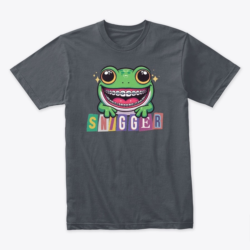 T-shirt with cartoon frog 