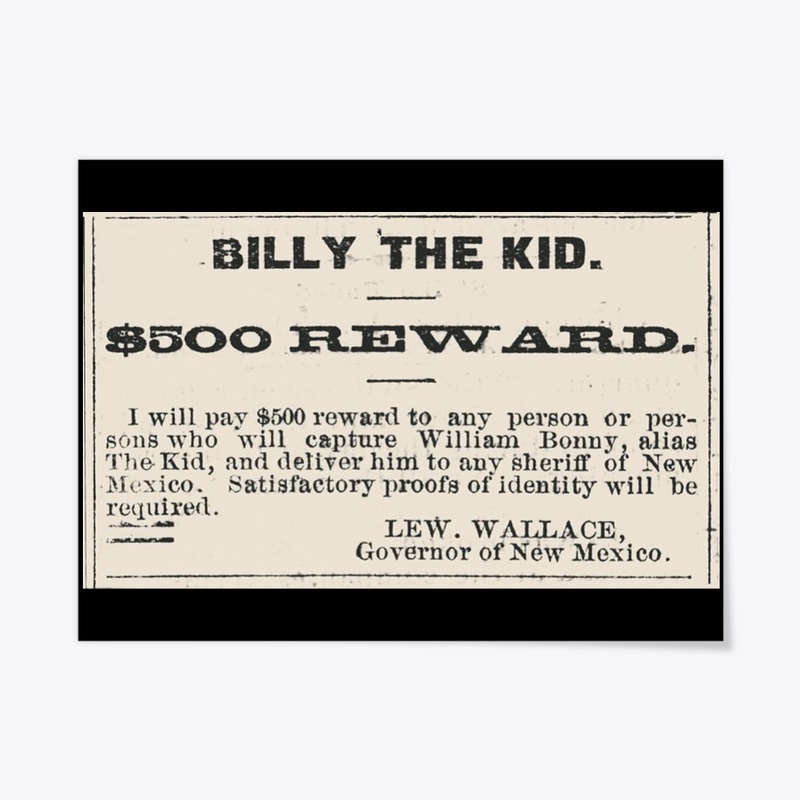 Billy The Kid Wanted Poster