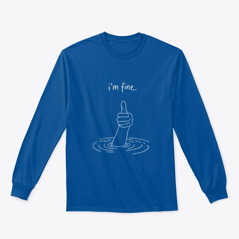 I’m Fine – Minimalist Thumbs Up Tee