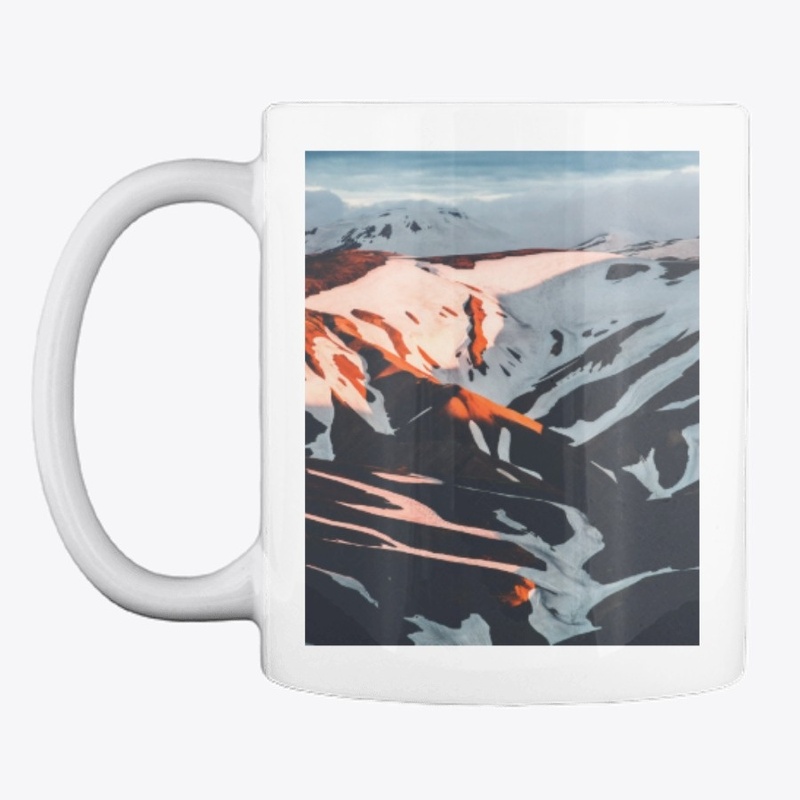 Iceland Snow Capped Mountain