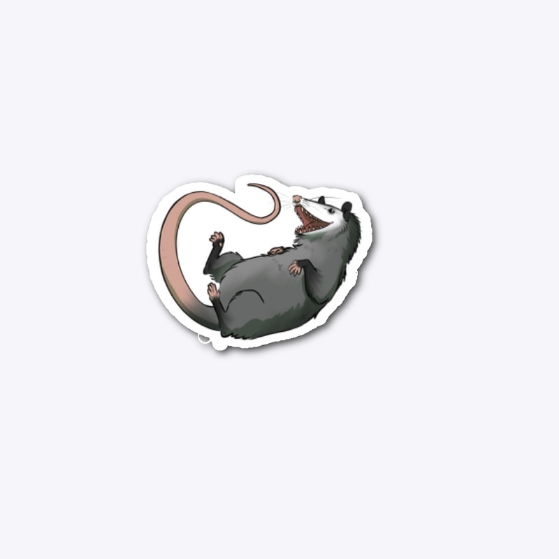 Opossum sticker