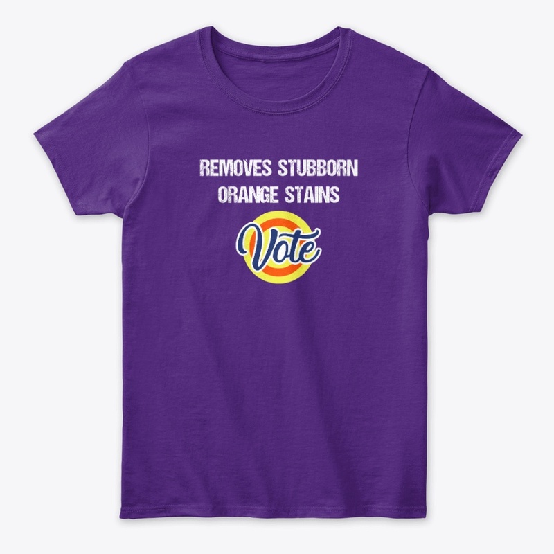 remove stubborn orange stains