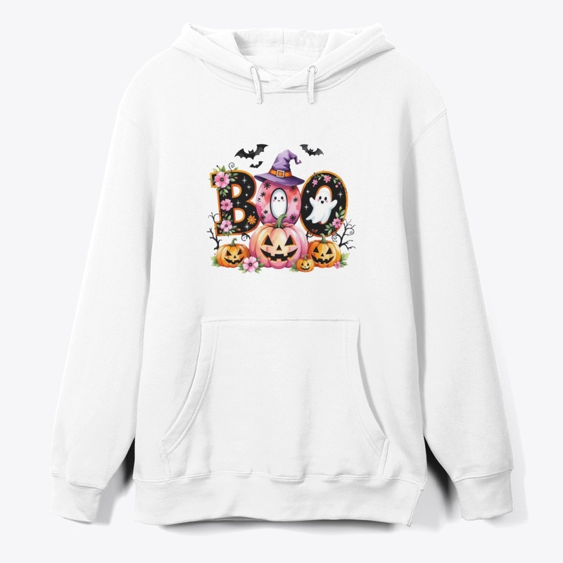 BOO Halloween Ghost Design