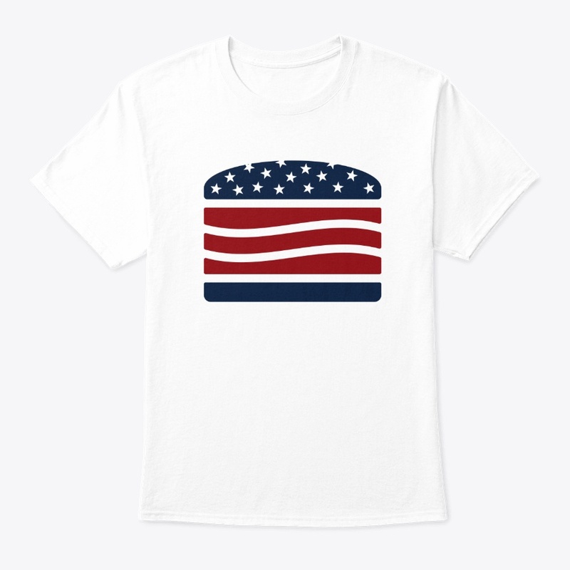 Freedom Burger (white tee)