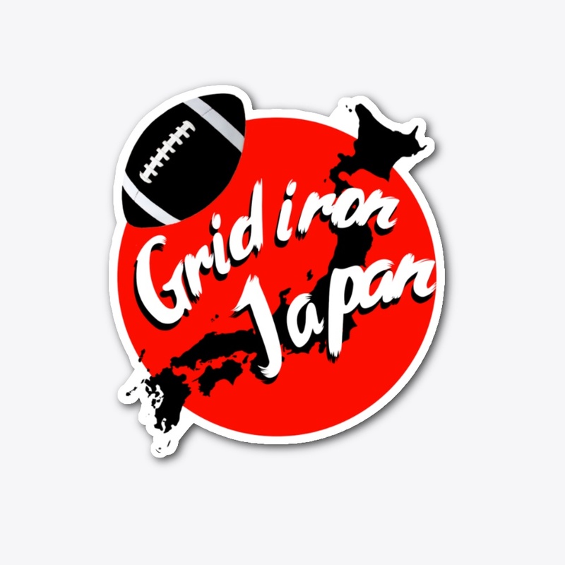 Gridiron Japan Die Cut Sticker