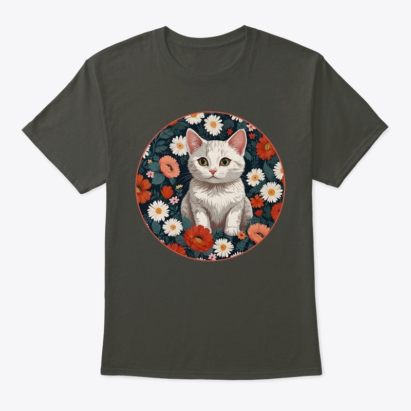 Paws and Petals: Floral Feline Fantasy