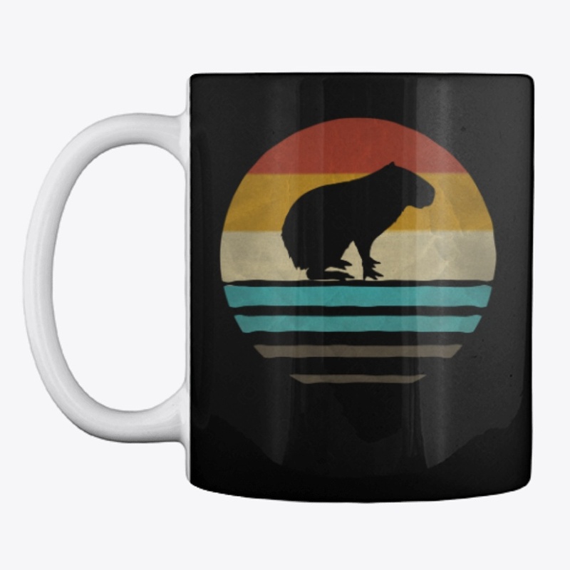 Vintage Capybara Lover Gift