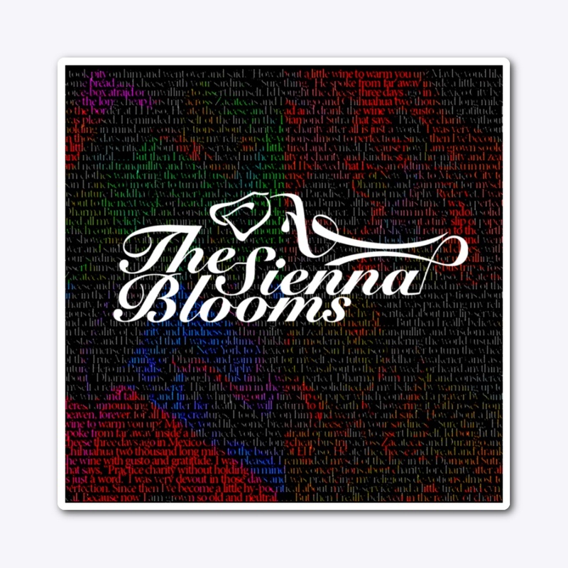 The Sienna Blooms Psychedelic Logo Art