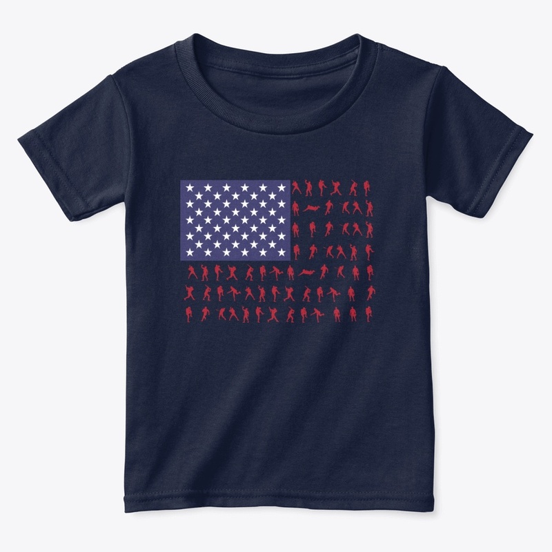 Baseball flag shirt