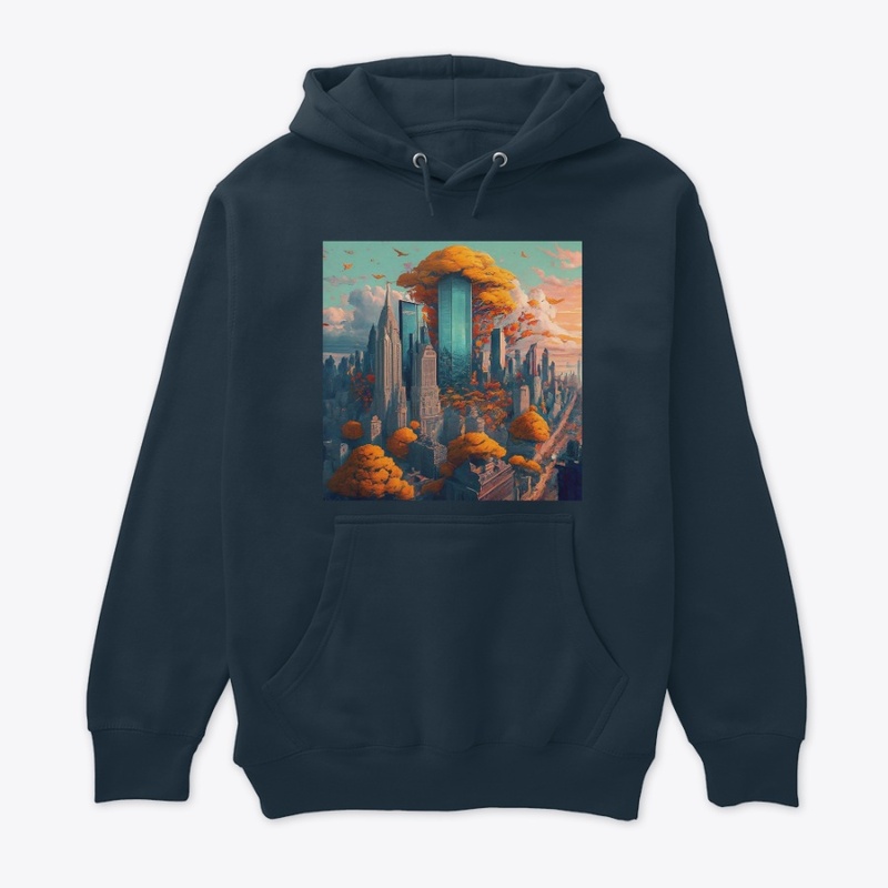 comic skyscraper scenery 