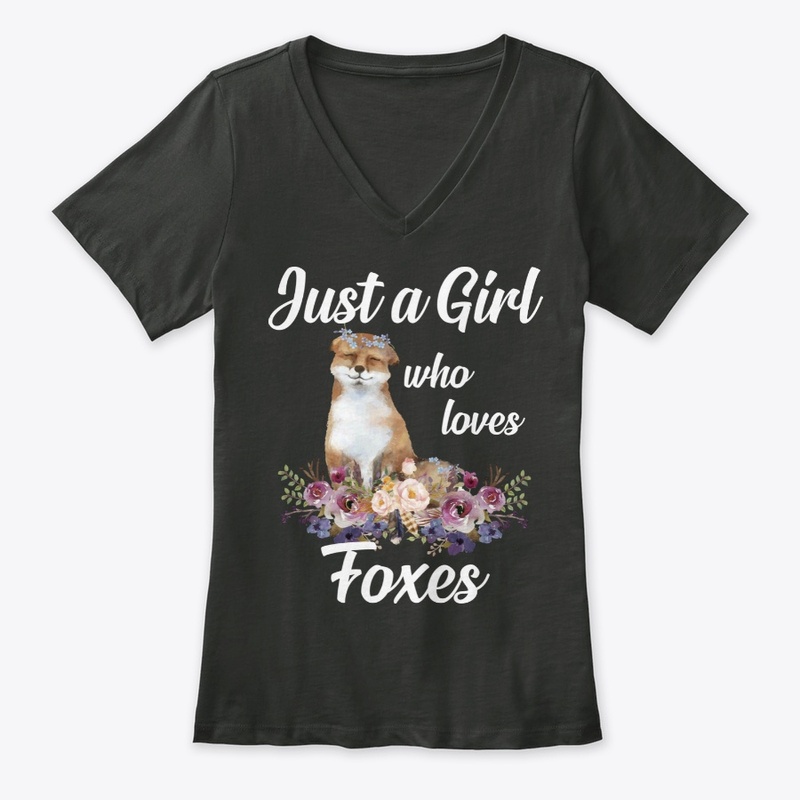 Girl Loves Foxes Flower Style