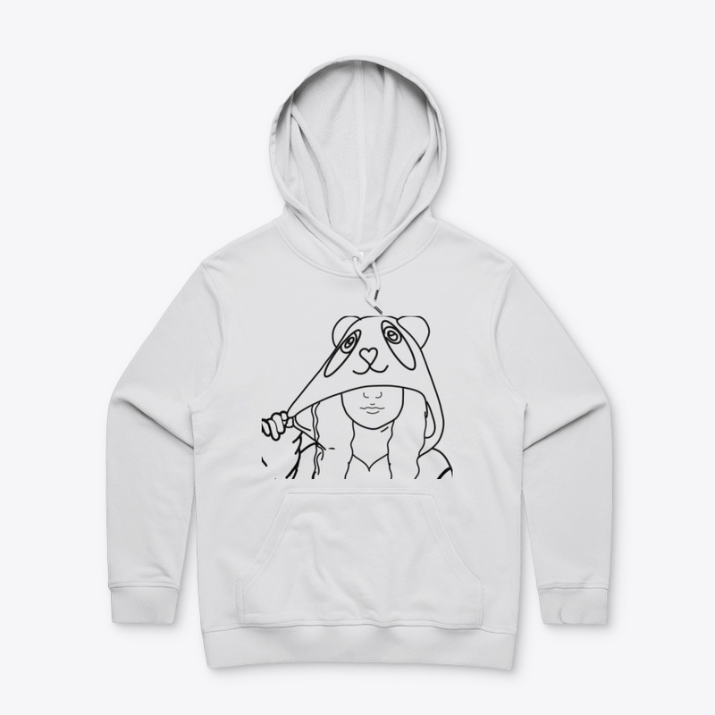 Outline Aesthetic Panda 