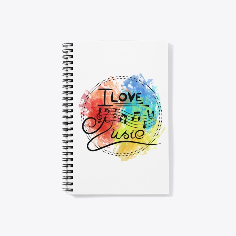Art Lettering: "I Love Music" 1