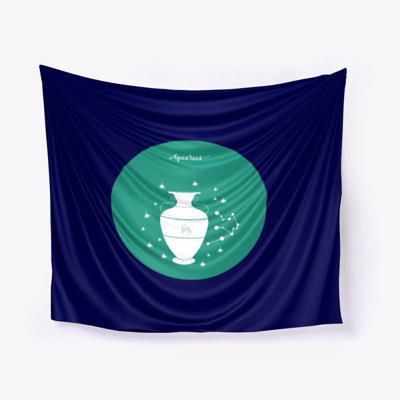 Aquarius Zodiac Sign on its Lucky Color