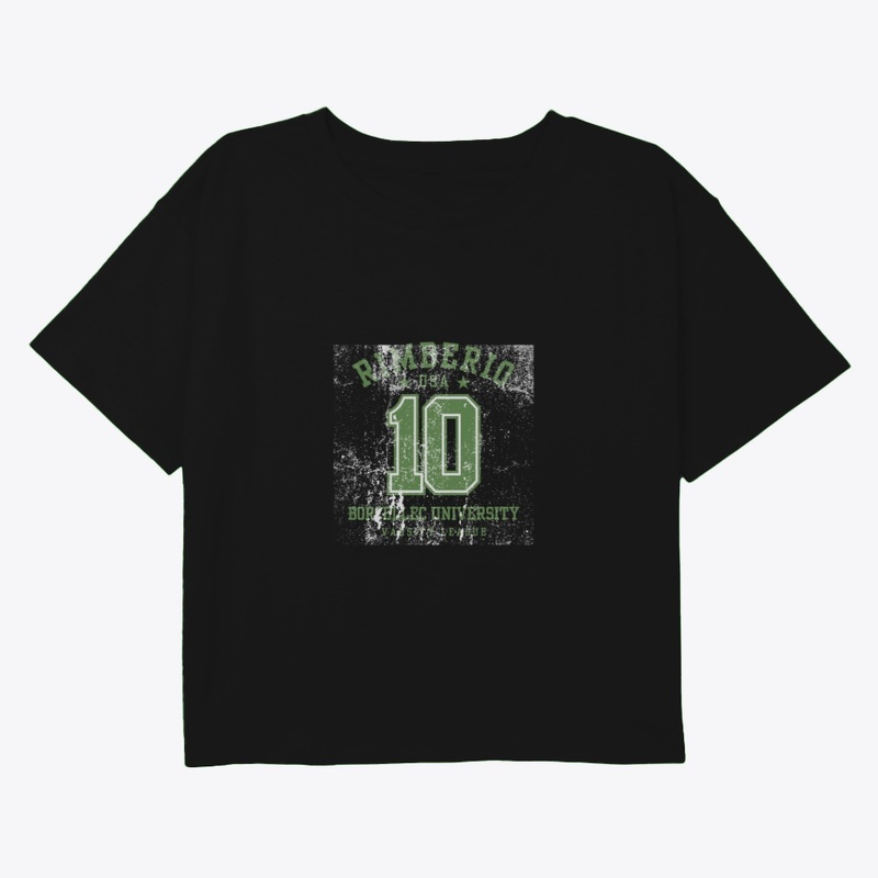 Green Grunge Number 10 Vircity T Shirt 