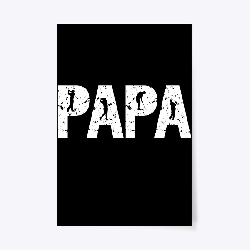 Papa Golfing Gift, Golf Lover
