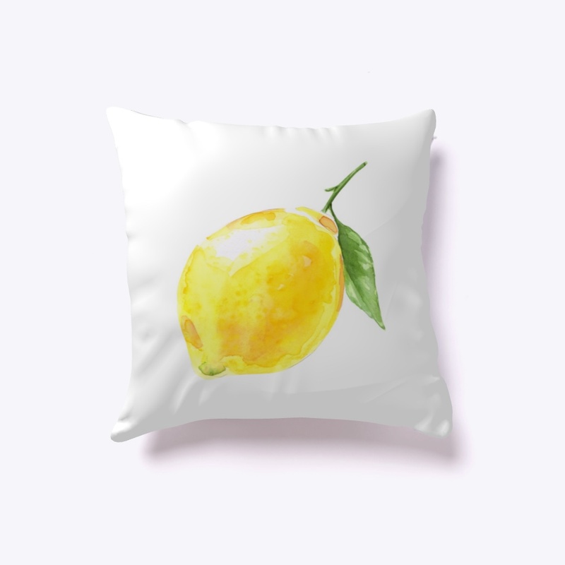 Lemon with Leaf on the back