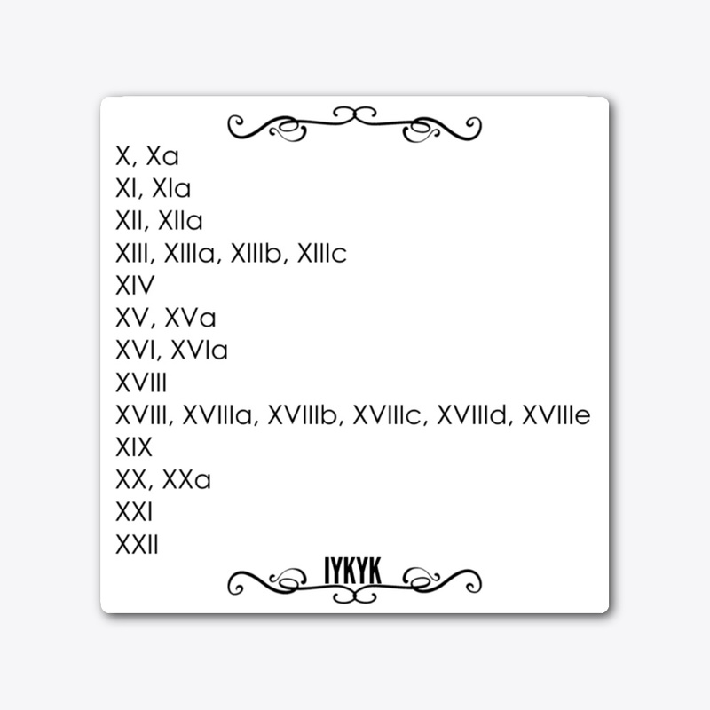 Oakeshott IYKYK sticker