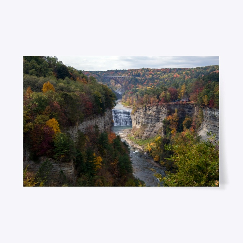 Letchworth Fall Gorge Lookout