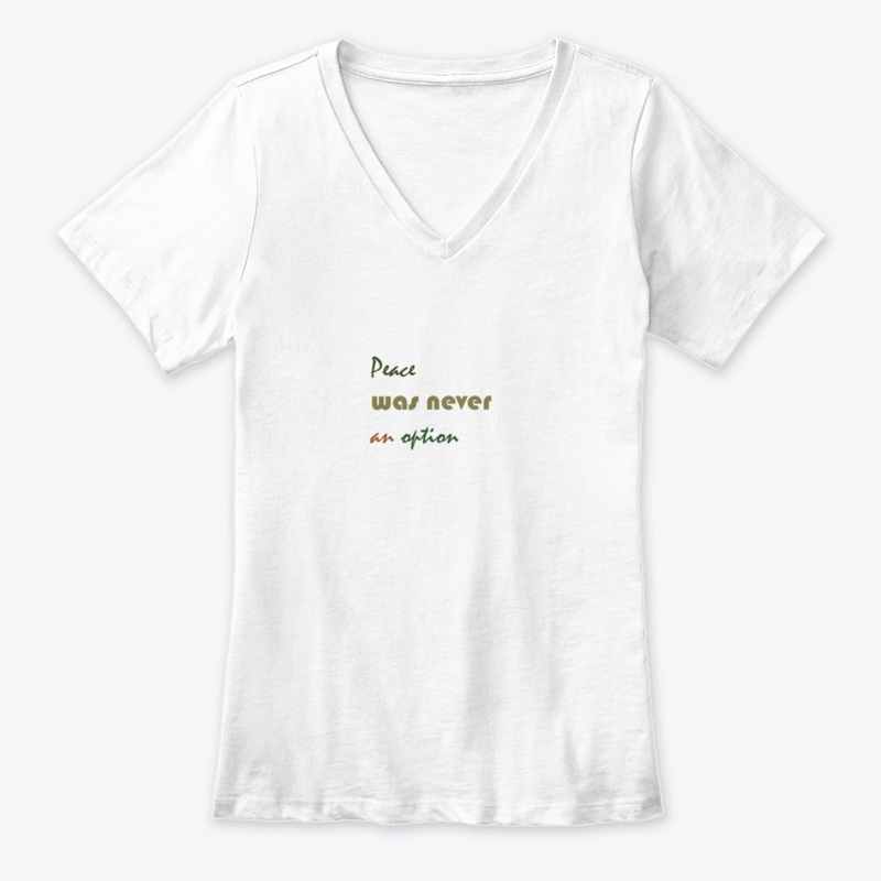 peace was never an option glass.