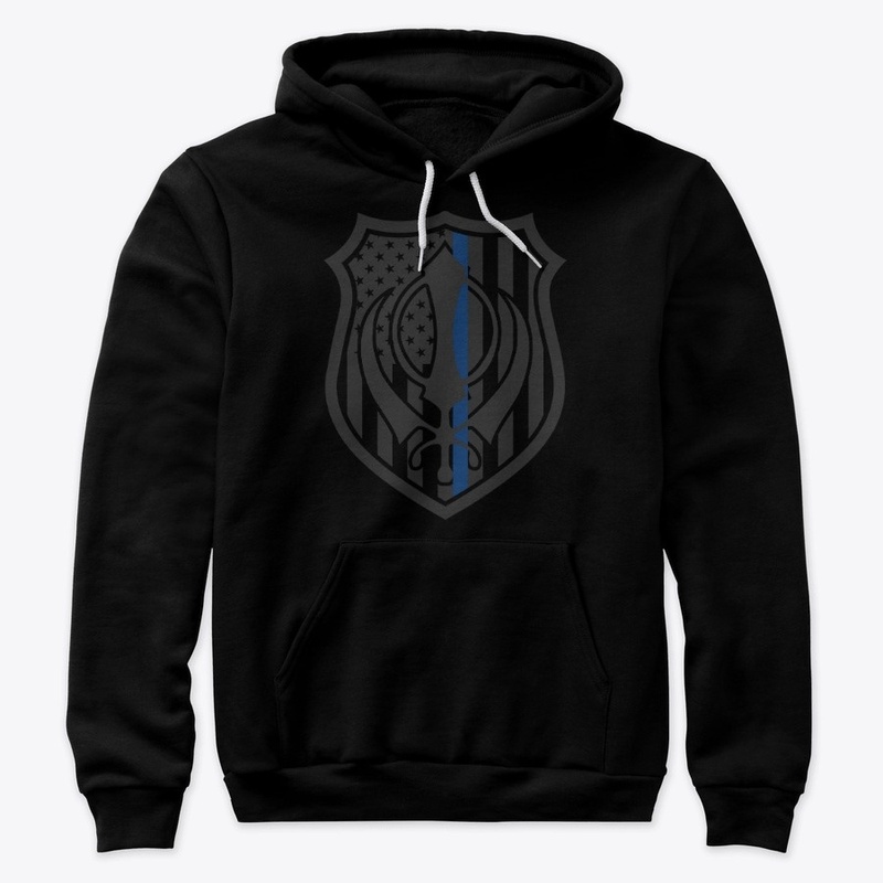 Thin Blue Line Sikh Khanda