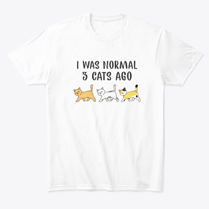 I was normal 3 cats ago funny cat lover
