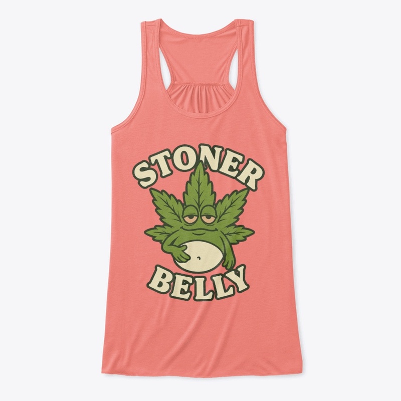 Women's Stoner Belly Funny Tanks