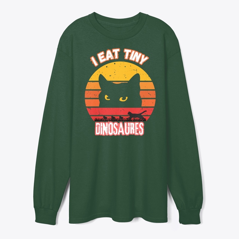 i eat tiny dinosaurs cat lovers tshirt