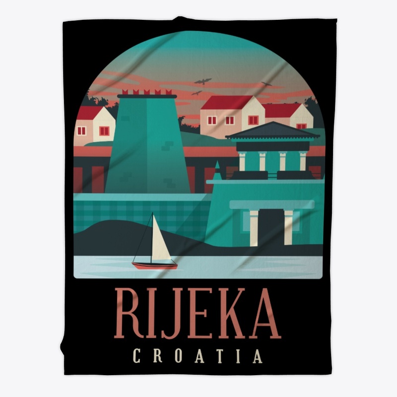 Croatia Skyline Rijeka Souvenir Gift