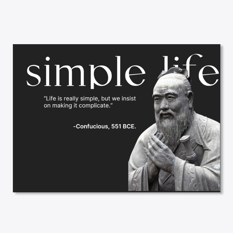 Simple Life Unisex Minimal Collection 
