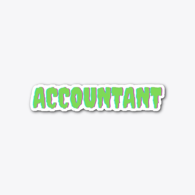 Accountant Halloween text